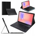 Etui z klawiaturą do Galaxy Tab S10 Lite 10.9 SM-X406 SM-X400 2025 ochronne czarne
