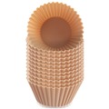 Foremki do muffinek silikonowe beżowe 5,5 cm 12 szt.