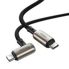 Kabel kątowy USB-C 3.1 Baseus Hammer, 100W, PD, 4K 1.5m (czarno-szary)