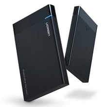 Kieszeń na dysk Ugreen HDD SSD SATA 2,5'' + kabel 0,5m (Czarna)