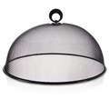 Klosz do żywności metalowy czarny siatka 30 cm