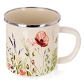 Kubek emaliowany kremowy MAKI 400 ml