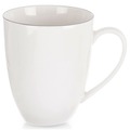 Kubek porcelanowy biały DECORA 390 ml