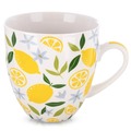 Kubek porcelanowy cytryny XXL 1 l