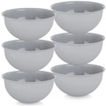 Miseczki plastikowe szare SANDY 13 cm, 500 ml 6 szt.