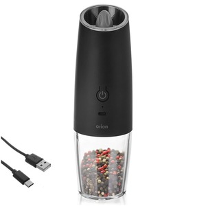 Młynek do pieprzu i soli elektryczny z ładowarką 20 cm