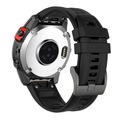 Pasek silikonowy do Garmin Fenix 6X (Czarny)
