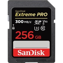 SanDisk Extreme PRO 256GB SDXC 300MB/s, UHS-II, Class 10, U3, V90