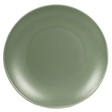Talerz deserowy płaski płytki ceramiczny talerzyk na desery zielony ALFA 21,5 cm