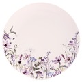 Talerz obiadowy płytki porcelanowy biały LOUKA 24 cm